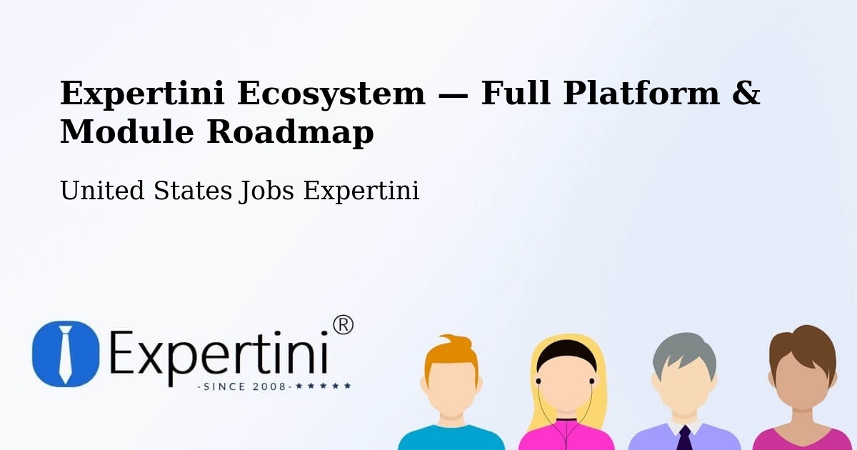 Expertini Ecosystem — Full Platform & Module Roadmap – Ware